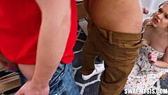 A lesson in female anatomy unfolds as Coco Lovelock, Haley Spades, Oliver Davis, and Joshua Lewis explore details together.