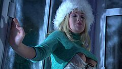 Gorgeous brunette MILF with cute feet in heels feels so excited during fun sex with big cock guy, ending in cumshot.