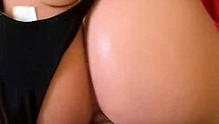 Stepfather gives stepdaughter anal outside the house using sex toy until they get caught