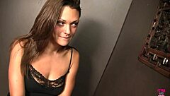 smoking a big cock in the confessional is a normal thing for brunette olivia