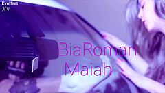 So there she was, telling her partner to worship those feet and then dive right in to lick that wet pussy in the car.