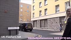 Oh man, I saw this sexy blonde flasher Axa Jays out in public, exhibiting everything... wait, exhbiting? Yeah, super hot!