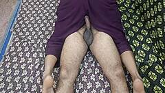 uh, like, this south indian couple's doin' homemade hard fuck with cream pie, all romantic and naked, ya know?