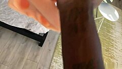 the pawg slut knelt down and started gagging deeply on that huge big dick in florida