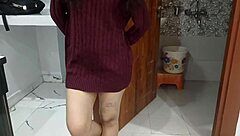 Uncle Pounds His Daughter's Oiled Body in Muscular Bedroom Ride with Dirty Talk