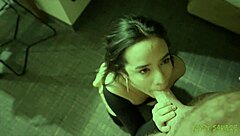 tiny puerto rican girl gets bent over and intensely fucked by her viking daddy friend, moaning through deepthroat and rough doggystyle until multiple cumshots cover her petite body in this homemade interracial domination scene.