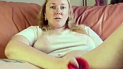 the curvy girl grabbed her huge monster dildo and slid it deep into her hairy wet pussy for intense play