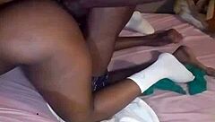 yo, this ebony chick craved those backshots in doggystyle with my big black cock. she bent over homemade style.