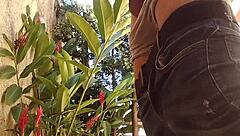 In this outdoor scene, the solo boy explores personal relaxation in nature for episode 40