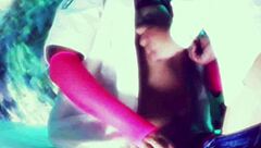 sharon sucks rimjob on patient with pierced nipples in lingerie at hospital