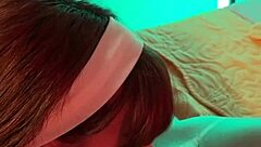 Hey, the maid got so turned on smelling the foot odor from her boss's daughter 👣