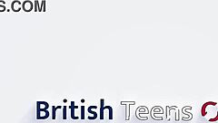 oh man i cant believe it, this british teen 18+ in lingerie just deepthroated my cock for the first time, swallowing cum with blue eyes staring.