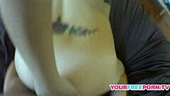 What If You Discovered a Secret Video of Banging Your Hot Brunette Bestie with Cumshot and Tattoos