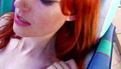i feel so passionate with this super wholesome redhead slut in her debut porn video making tight pussy wet