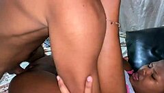 Colombian Brunette Gives Deepthroat Blowjob To Huge Cock Then Gets Fucked Hard In Homemade Interracial