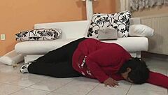 Amateur solo masturbation with toys as guy comforts his lonely mom with his big cock in wet pussy sex