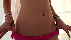 esmi lee sexy middle eastern girl with smokin body takes big cock pov blowjob and swallows cum