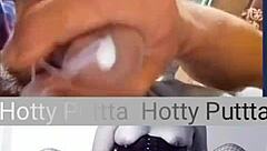 Hey check this cum tribute to that hot milf with shaved pussy and stockings