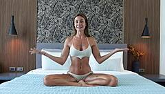 Roxy leads a guided relaxation session focused on yoga techniques for improving sexual health and wellness. 😌