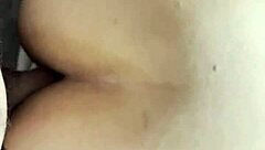 thrusting into gaping bbw in the kitchen led to anal pawg cumshot with cum in pussy finish