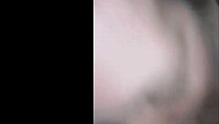 Slut wife emily sucking dick for cumshot on big tits in homemade blowjob