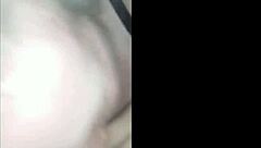 Slut wife emily sucking dick for cumshot on big tits in homemade blowjob