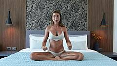 Roxy leads a guided relaxation session focused on yoga techniques for improving sexual health and wellness. 😌