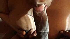 i feel so thrilled and overwhelmed taking that monster big black cock for an intense facial