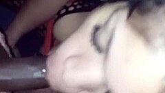 Angelg and Kuzz suck big black cock and fuck in missionary