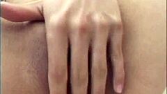 college brunette gets chained and face fucked outdoors by pool before swallowing cum in true girls volume three scene one