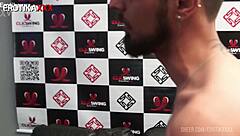 Ahh, I'm Sadira the hotwife, behind the scenes as that naughty secretary in this pretty blonde interracial setup with tattoos.