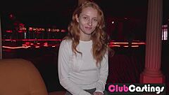 shy redhead girl wants to become a professional stripper
