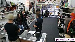 Hey, two chicks tried stealing but got banged hard by that pawn dude! 😏🔥