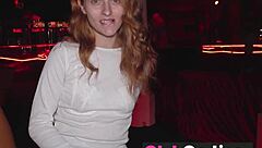 shy redhead girl wants to become a professional stripper