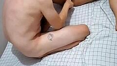 Deep longing hits horny chubby Asian housewife in cheating doggystyle encounter