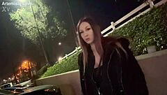 Smoking Hot Italian Milf Artemisia Love Enjoys Solo Outdoor Cigarette Session With Long Hair Flowing!