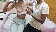 indian stepsister dimple deals with boyfriend for home sex, viral xxx!