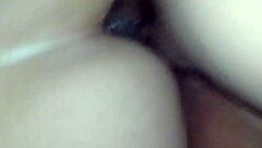 Anal toy play stretches her open ass but she only handles half the intense dildo action 😈