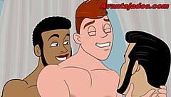 I'm fucking this gay guy hard in the jungle cabin