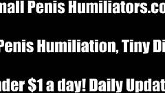 You're just a pathetic loser with that tiny penis, aren't you?