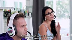 desperate milf shows incel stepson how to fuck her cheating pussy in lingerie to keep the family line going