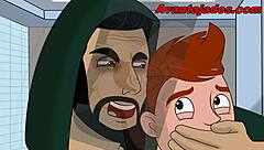 I'm fucking this gay guy hard in the jungle cabin