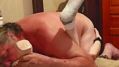 i stretched my ass n pussy with a big dildo and licked it hard after way too much to drink.