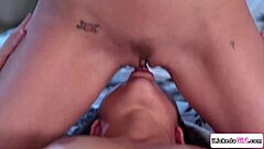 Big Tits Babe Satisfying Her Big Tits Lesbian Roommate