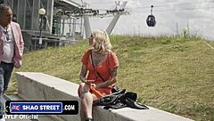 Glad you found this scene where blonde chloe savage teases marcus london with cfnm action, leading to cowgirl riding and pussy licking in a british european style on shag street by mylf.