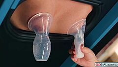 milkmaid tommy king performs detailed milking on shemales eva maxim and zariah aura with ass licking