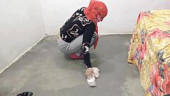 Intense doggystyle fucking rips clothes off desi naukrani teen 18+ girl by house owner.