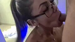 how does rangel carlos teach a guy to cum hard using his deep throat skills?