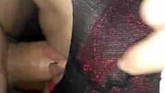 Oh yeah, my ex girlfriend in those sexy stockings takes my big cock like a whore.