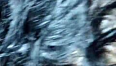 Overwhelmed By That Huge Cumshot On My Saggy Tits After Deepthroat And Hairy Pussy Action